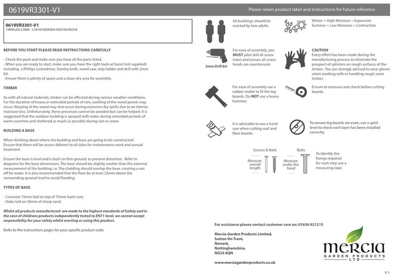 Mercia Garden Products 0619VR3301-V1 instructions Mercia Garden Products 0619VR3301-V1 instructions