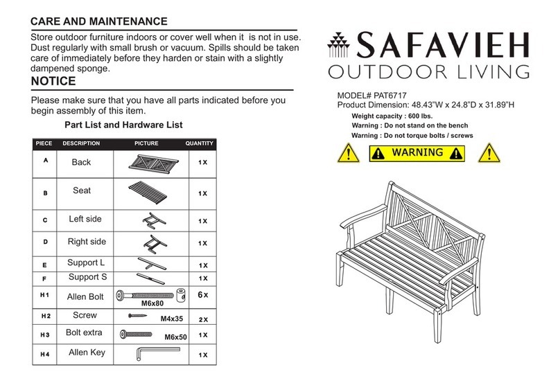 Safavieh PAT6717 User manual