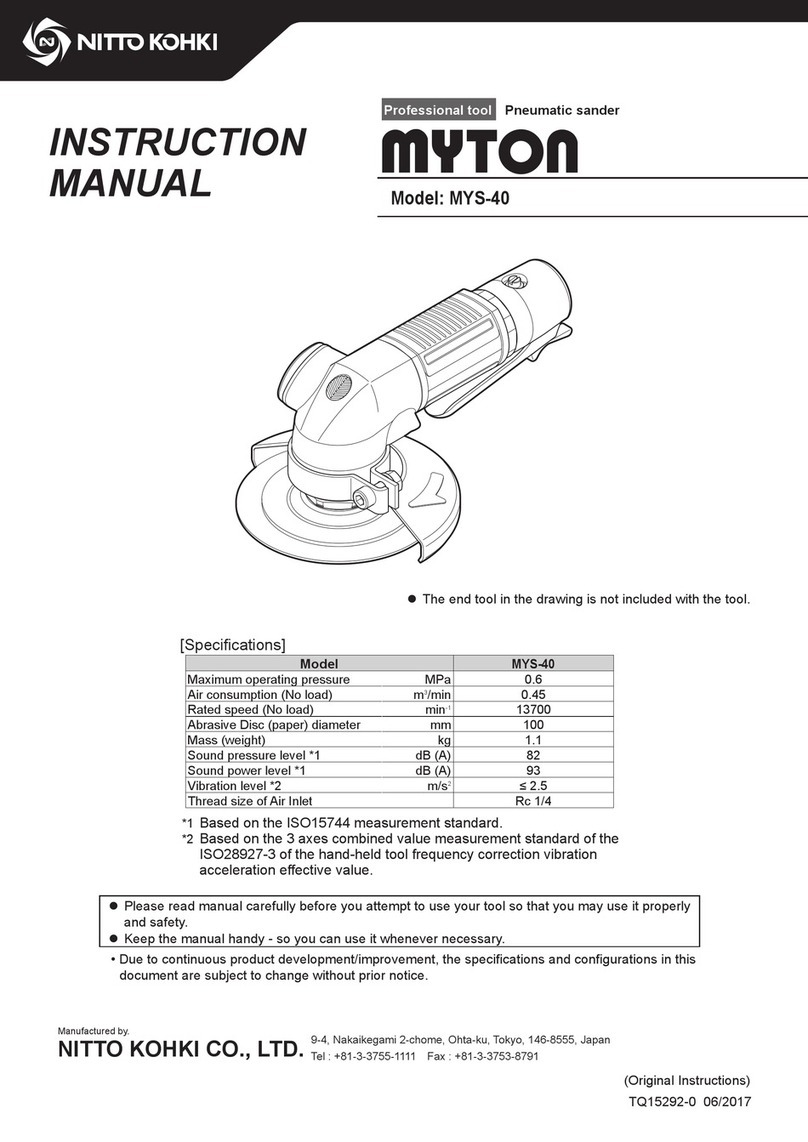 Nitto Kohki Myton MYS-40 instruction manual
