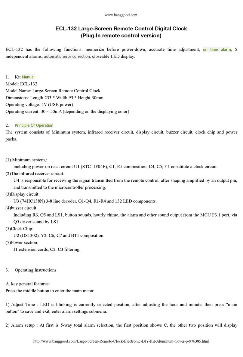 BANGGOOD ECL-132 manual