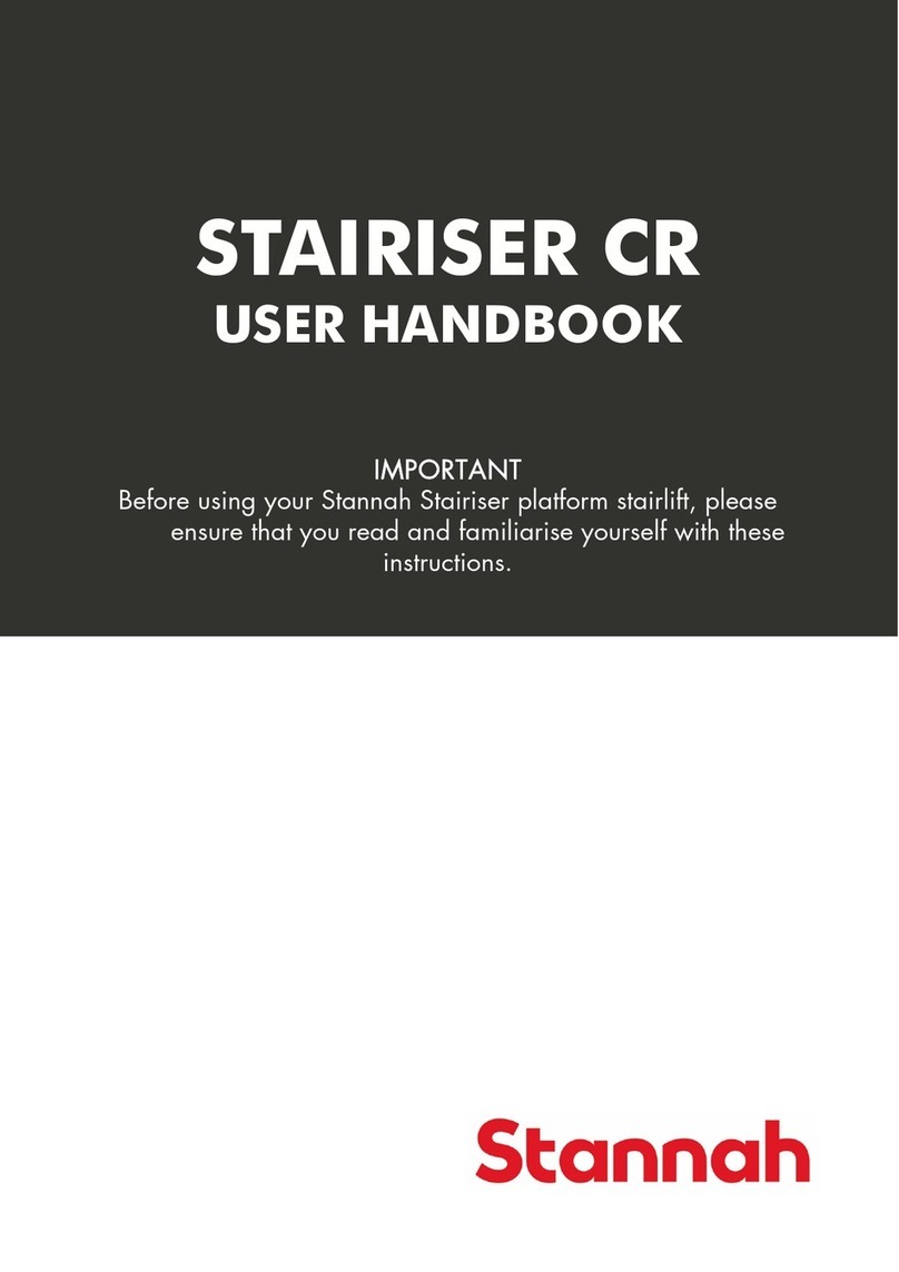 Stannah STAIRISER CR Instruction Manual