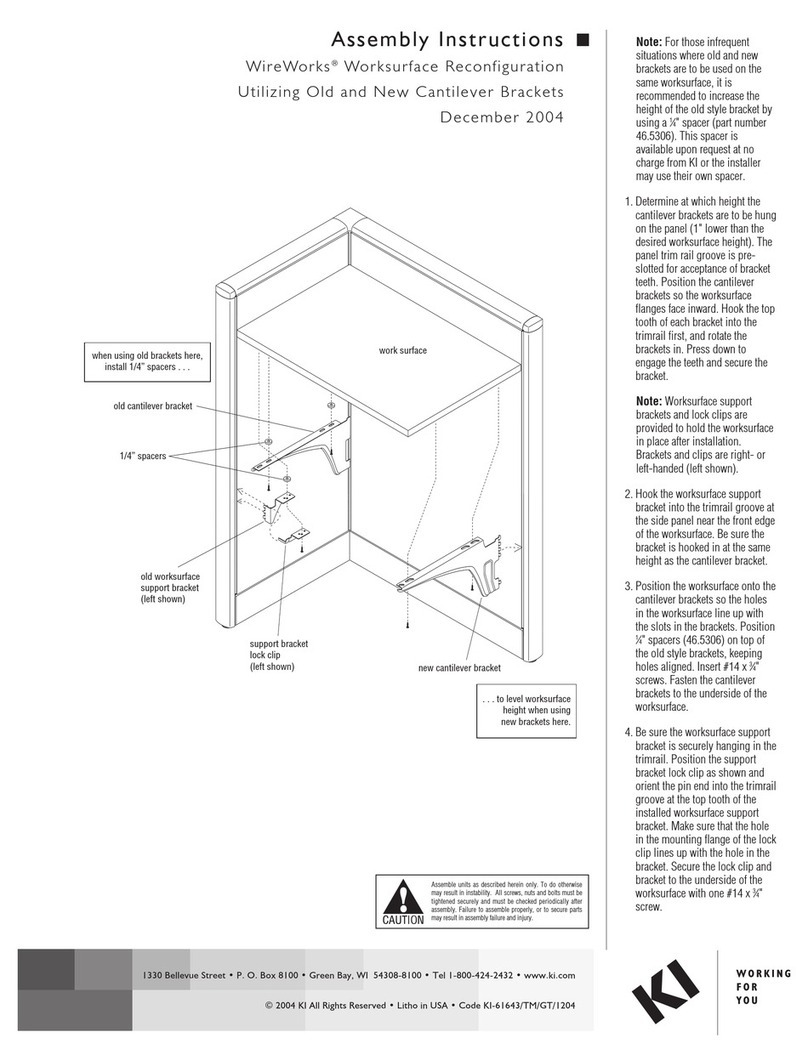 KI WireWorks Assembly instructions