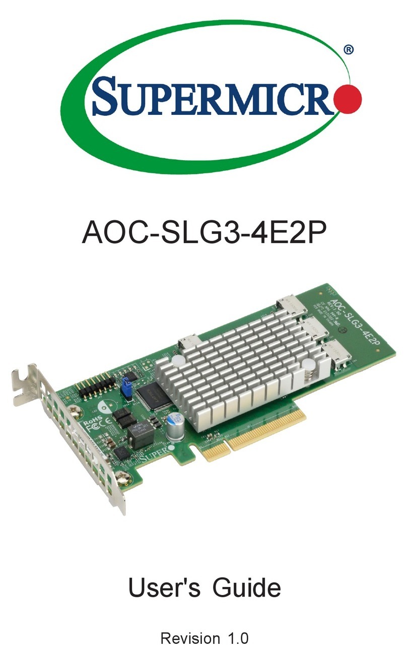 Supermicro AOC-SLG3-4E2P User manual