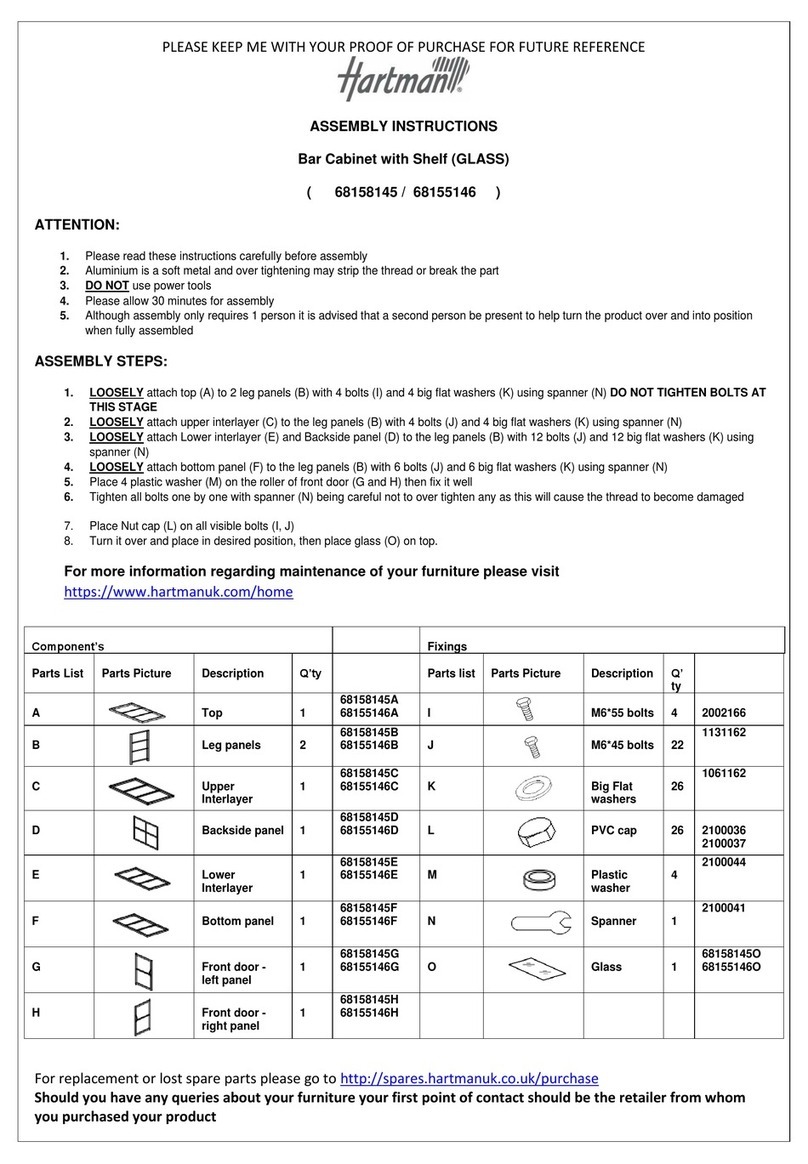 Hartman 68158145 User manual