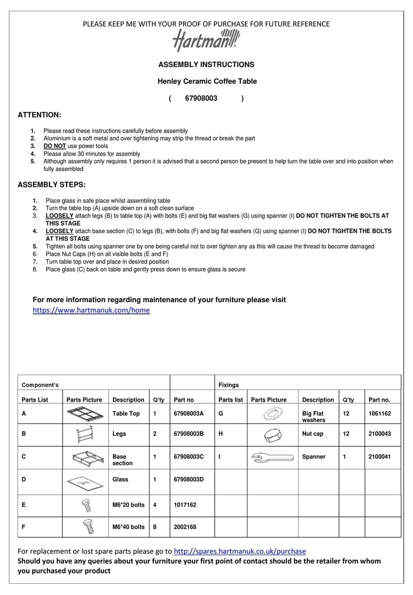 Hartman 67908003 User manual