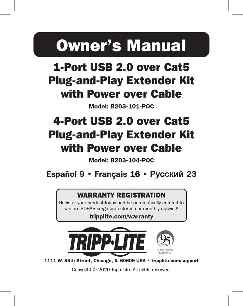 Tripp Lite B203-101-POC owner's manual