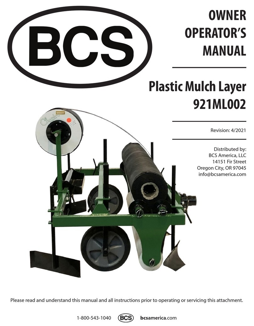 BCS 921ML002 User manual