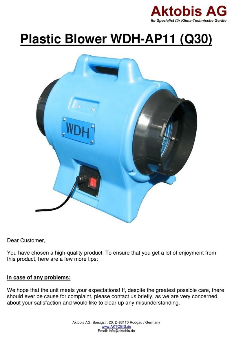 Aktobis WDH-AP11 operating manual