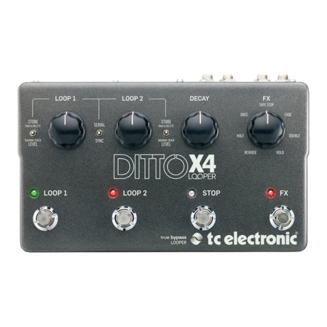 TC Electronic Ditto X4 Looper User manual