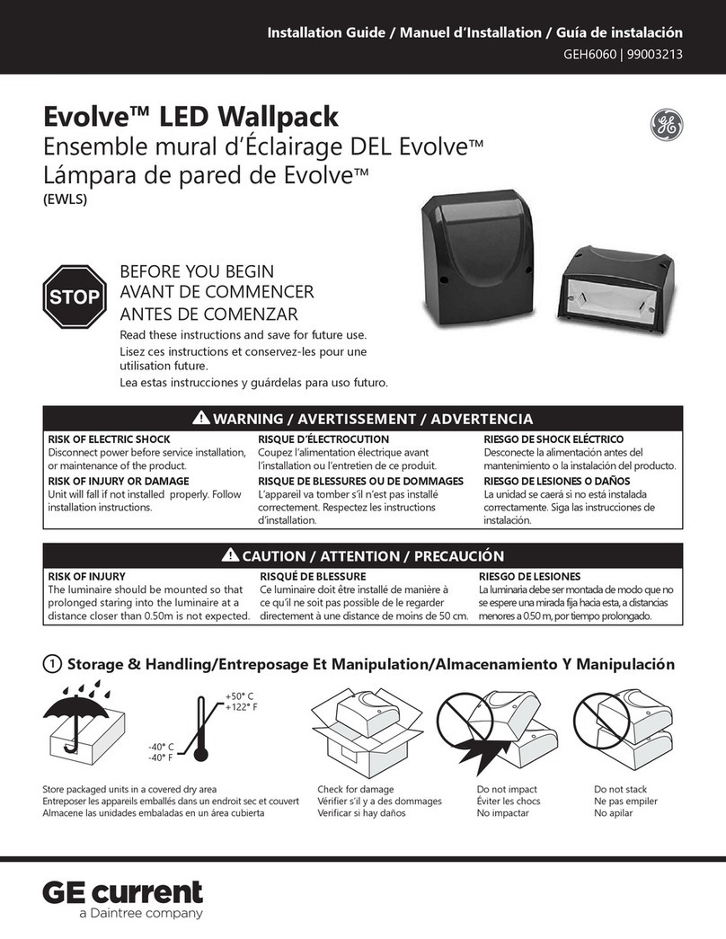 GE Evolve EWLS Series installation guide