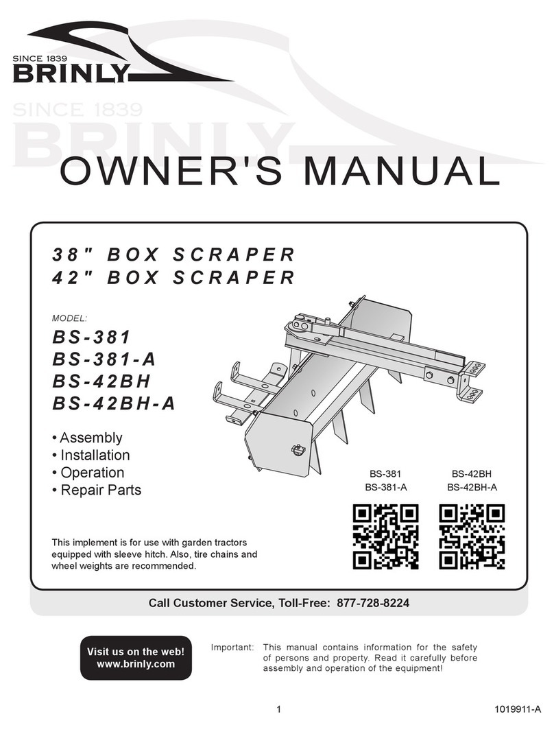 Brinly BS-42BH owner's manual