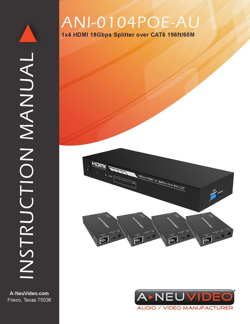 A-Neuvideo ANI-0104POE-AU instruction manual
