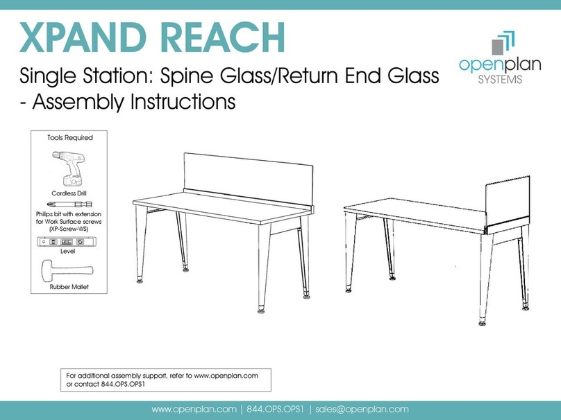 Open Plan Systems XPAND REACH User manual Open Plan Systems XPAND REACH User manual