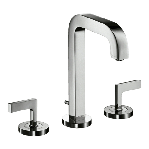 Hans Grohe Axor Citterio 39135000 Instructions for use/assembly instructions