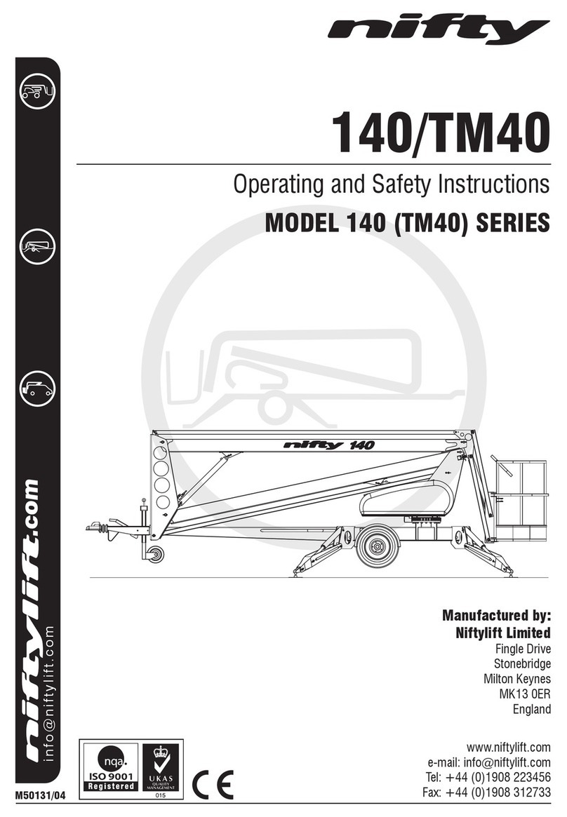 nifty 140 Series Operating and safety instructions