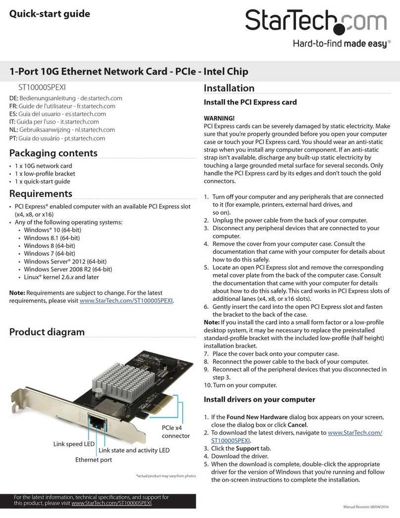 StarTech.com ST10000SPEXI User manual
