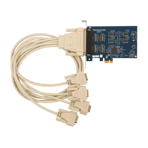 SeaLevel UltraCOMM+4.PCIe User manual