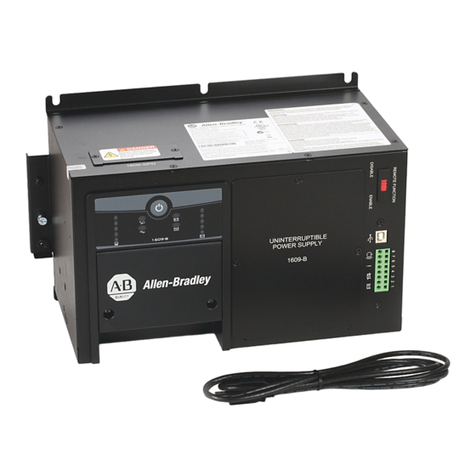 Allen-Bradley Bulletin 1609 User manual Allen-Bradley Bulletin 1609 User manual