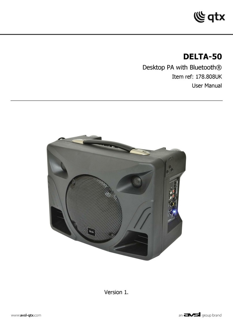Avsl qtx DELTA-50 user manual