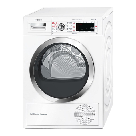 Bosch WTW85540EU User manual Bosch WTW85540EU User manual