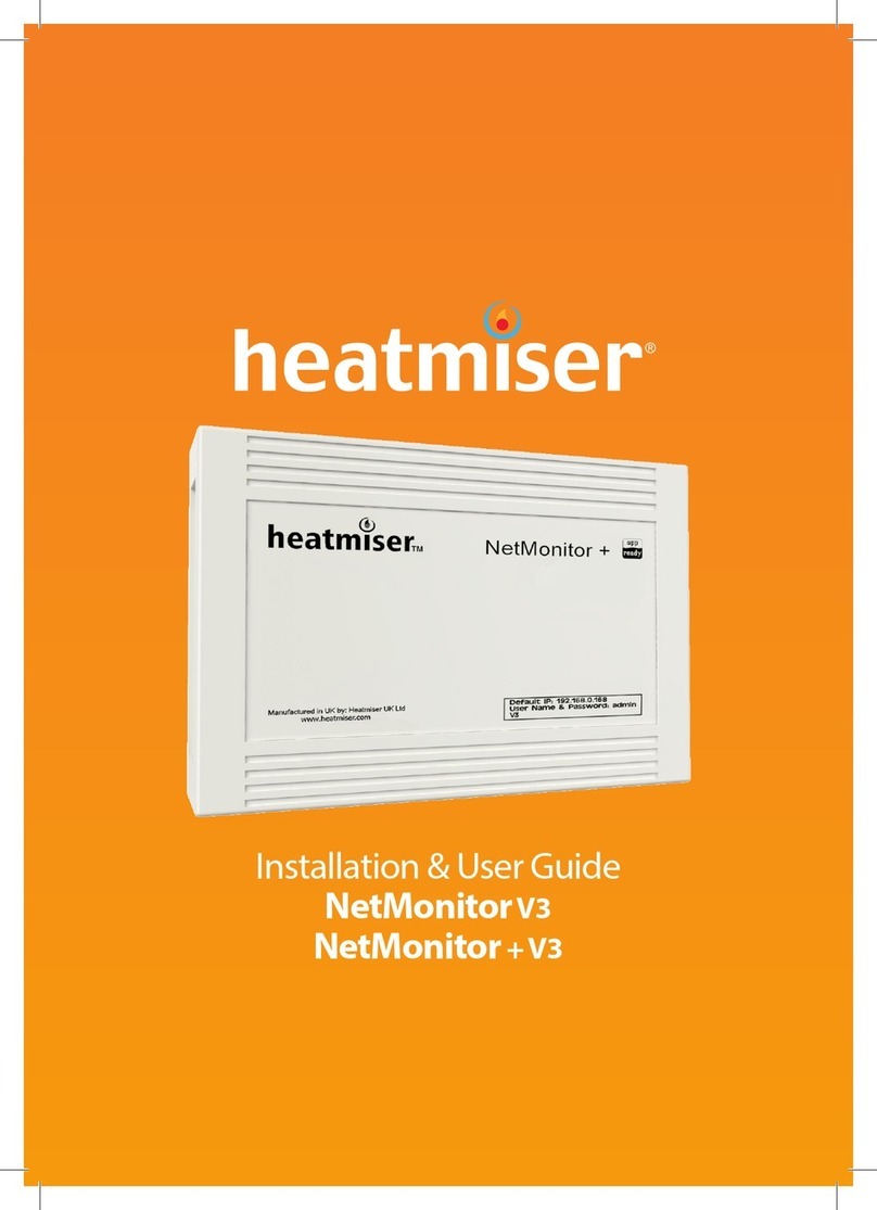 Heatmiser NetMonitor V3 Operation manual