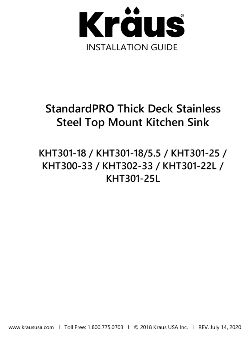 Kraus StandardPRO KHT301-18 User manual