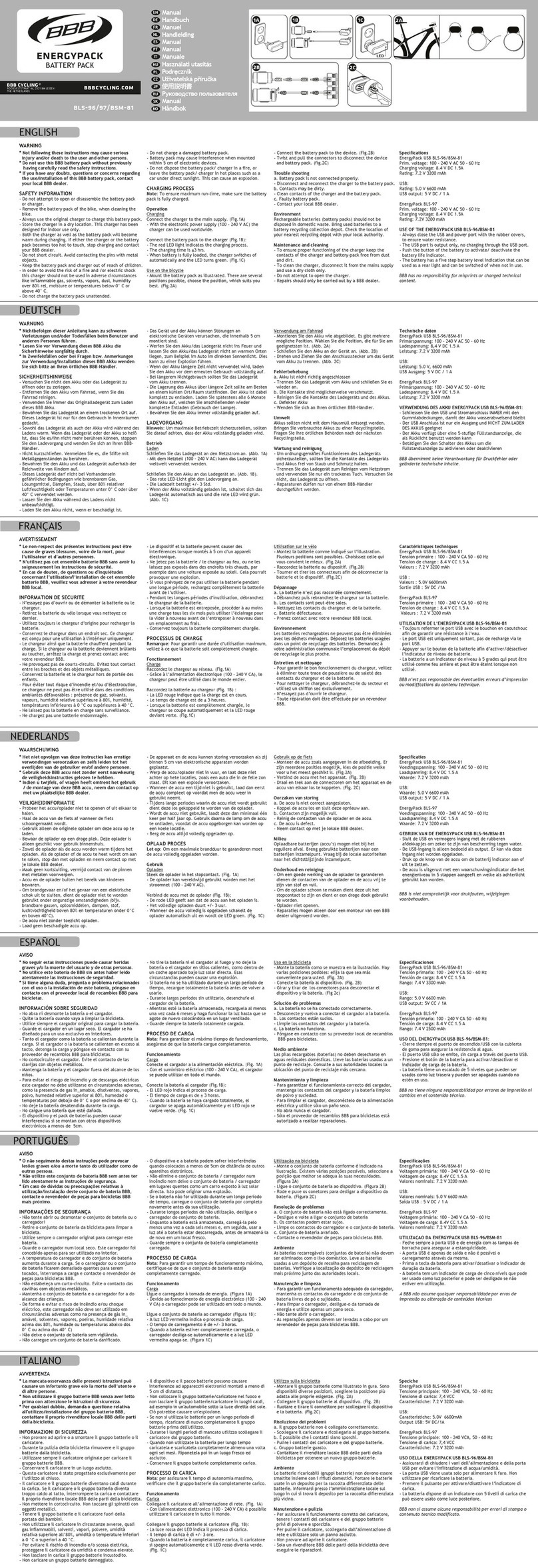 BBB BLS-96 manual