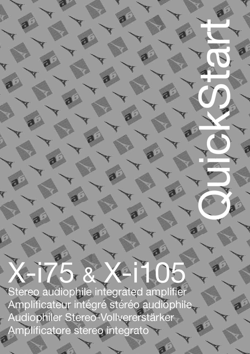Advance acoustic X-i75 quick start