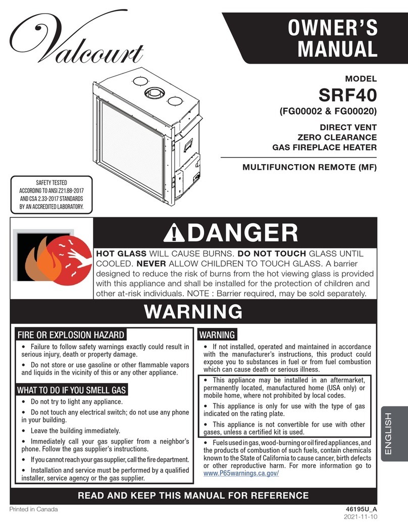 Valcourt SRF40 User manual
