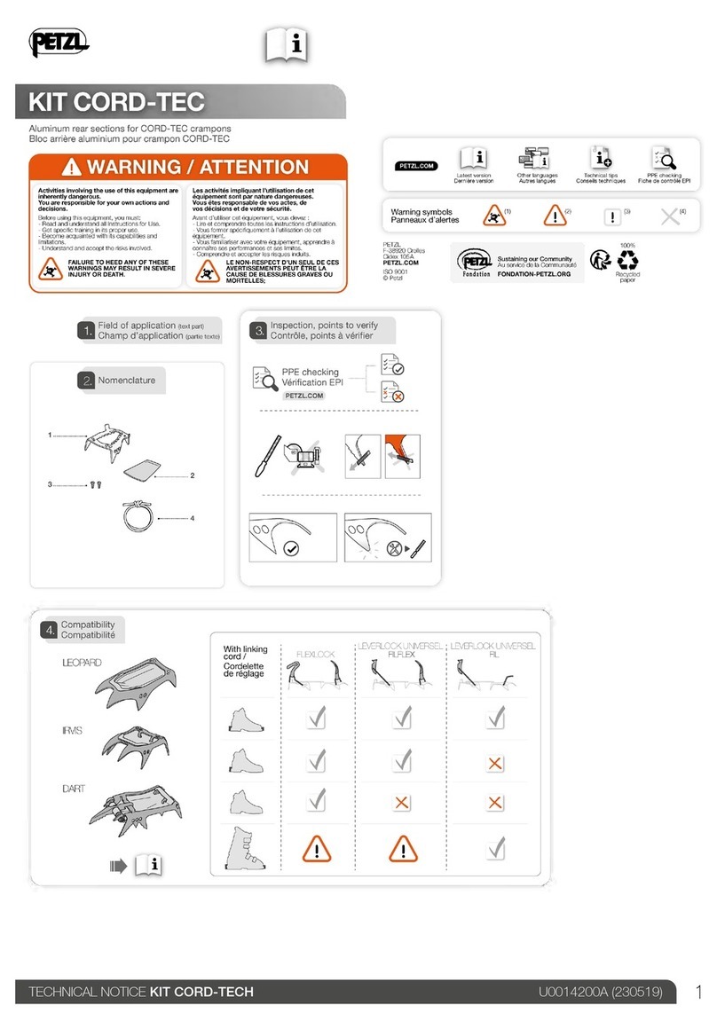 Petzl KIT CORD-TEC manual