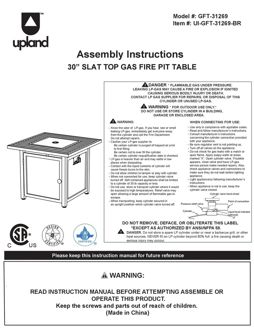 Upland GFT-31269 Assembly instructions