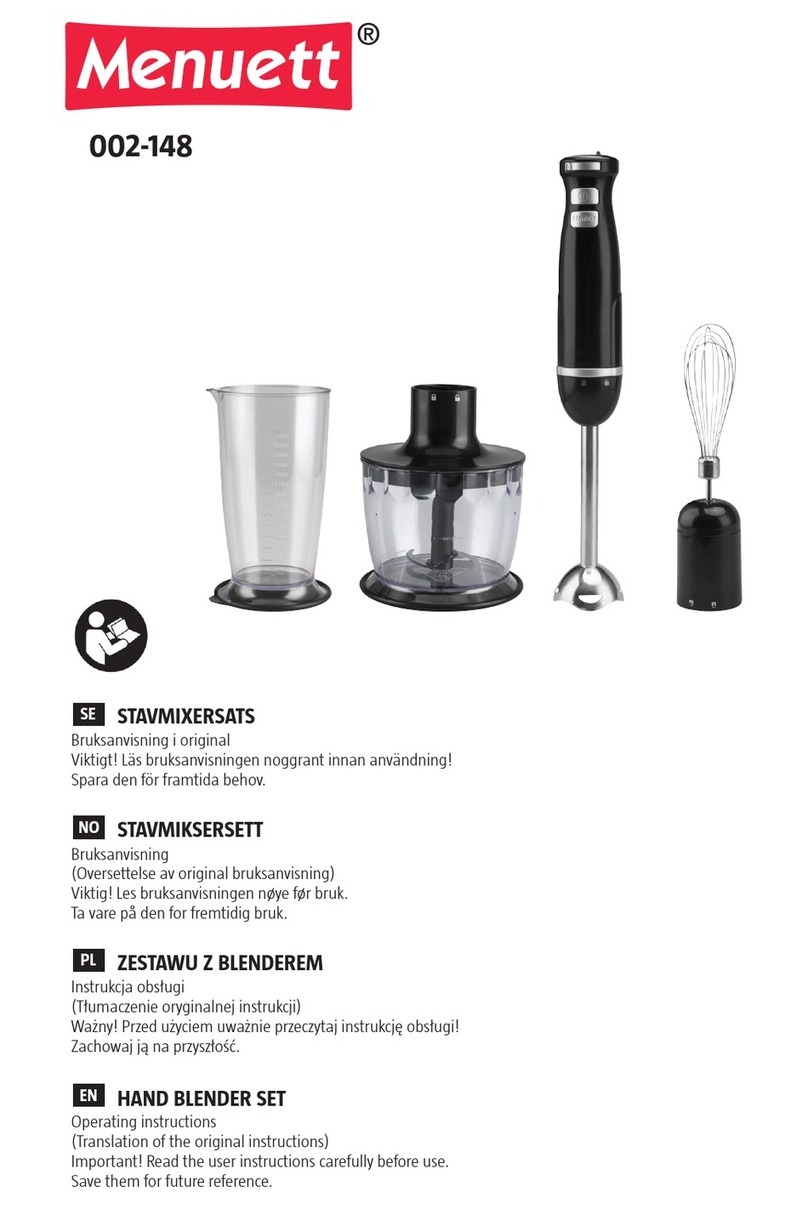 Menuett 002-148 User manual