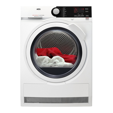 AEG LAVATHERM T8DHE842B User manual