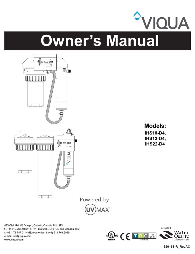 Viqua IHS10-D4 owner's manual Viqua IHS10-D4 owner's manual