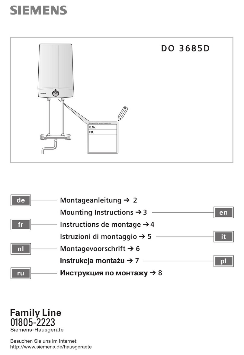 Siemens DO 3685D User manual