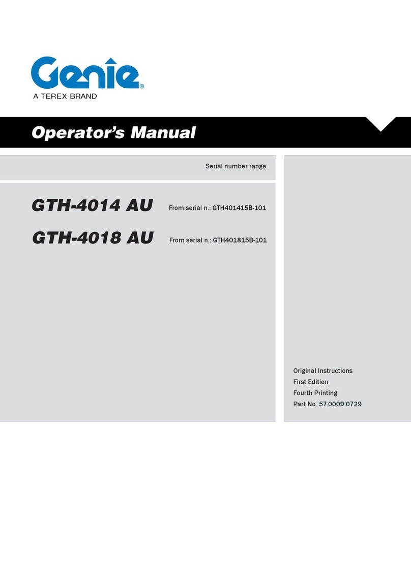Terex Genie GTH-4014 AU User manual