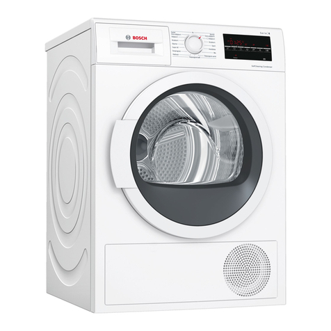 Bosch WTW85L48SN User manual