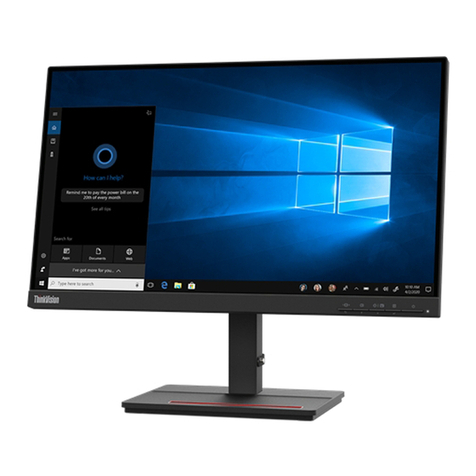 Lenovo ThinkVision S22e-20 User manual