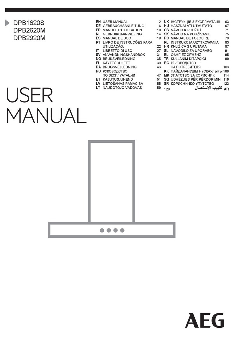 AEG DPB2620M User manual
