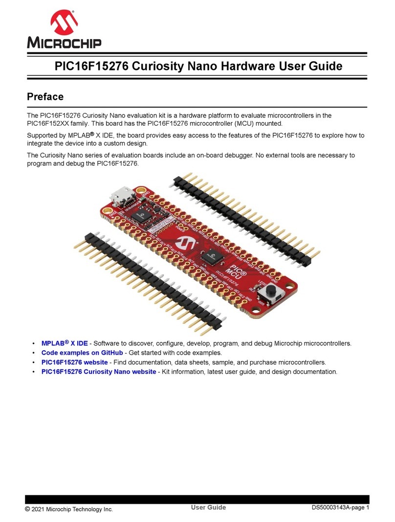 Microchip Technology Curiosity Nano Series Installation manual