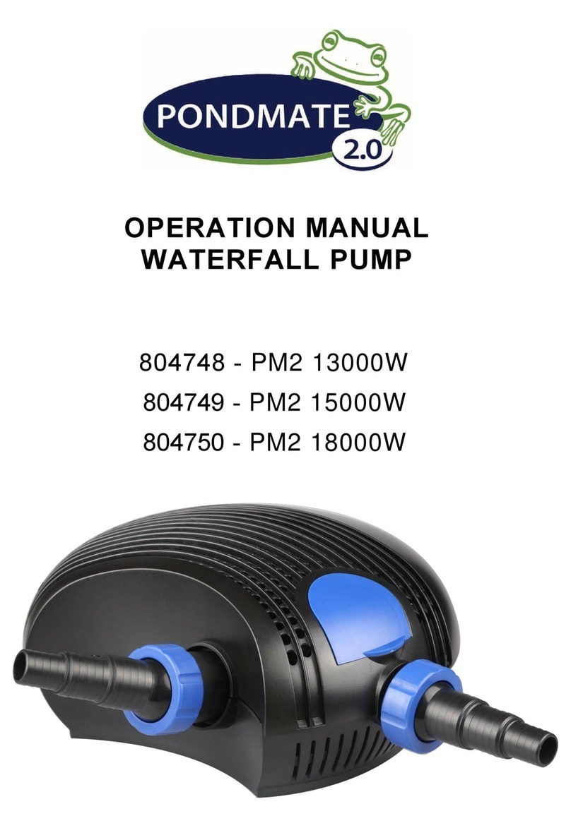 Pondmate PM2 13000W Operation manual