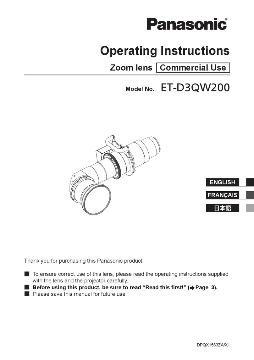 Panasonic ET-D3QW200 User manual