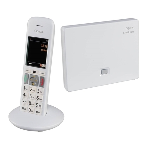 Gigaset E380 A Care user guide