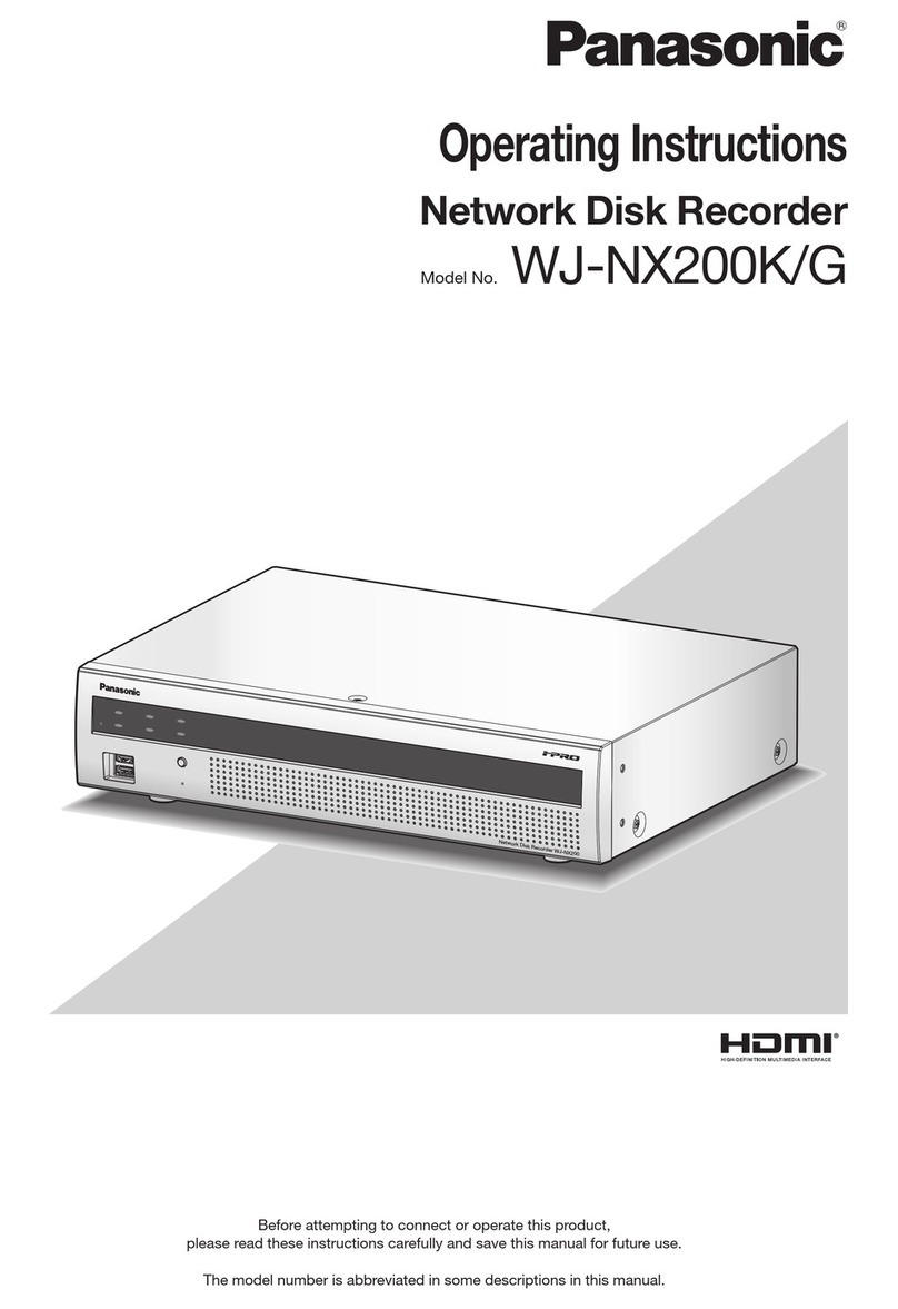 Panasonic WJ-NX200G User manual
