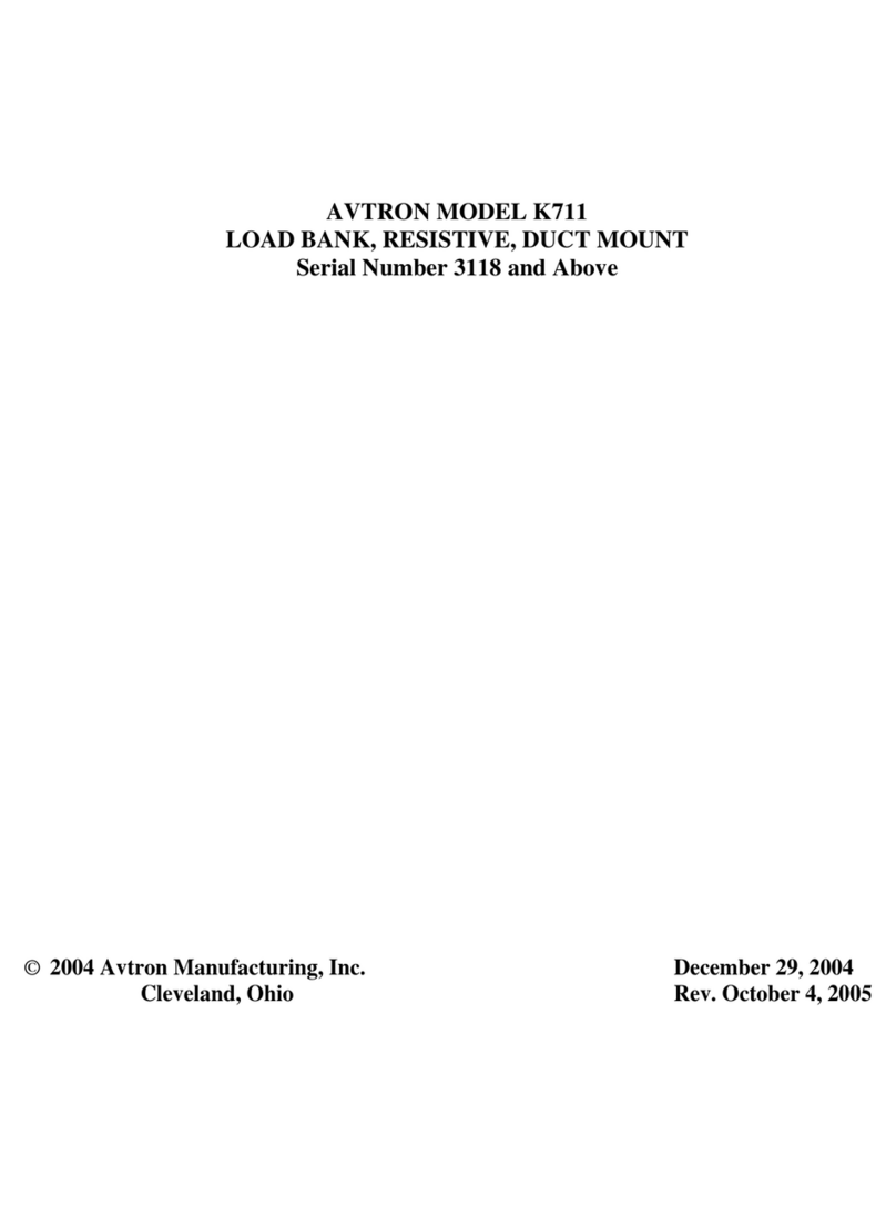 Avtron K711 manual