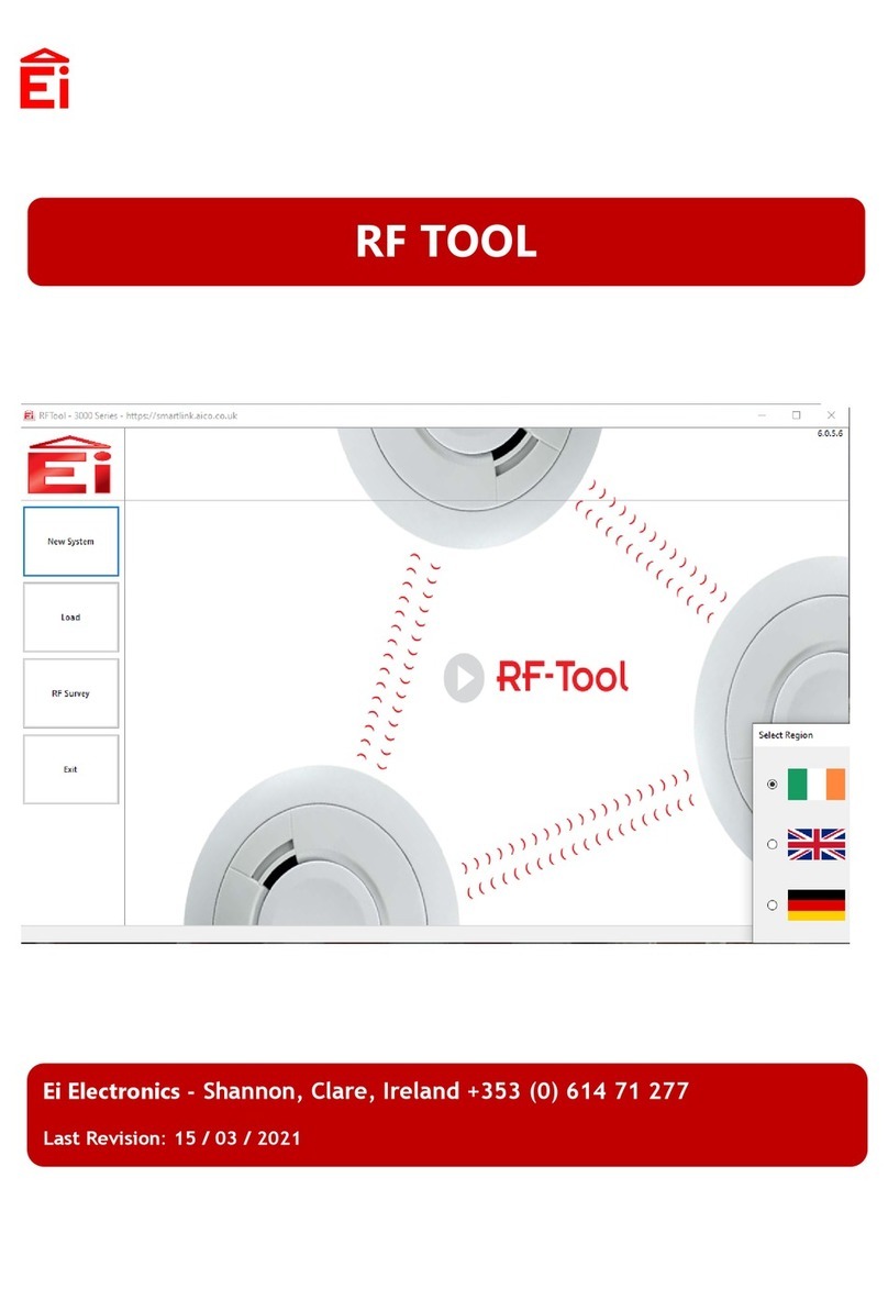 Ei Electronics RF Tool User manual Ei Electronics RF Tool User manual