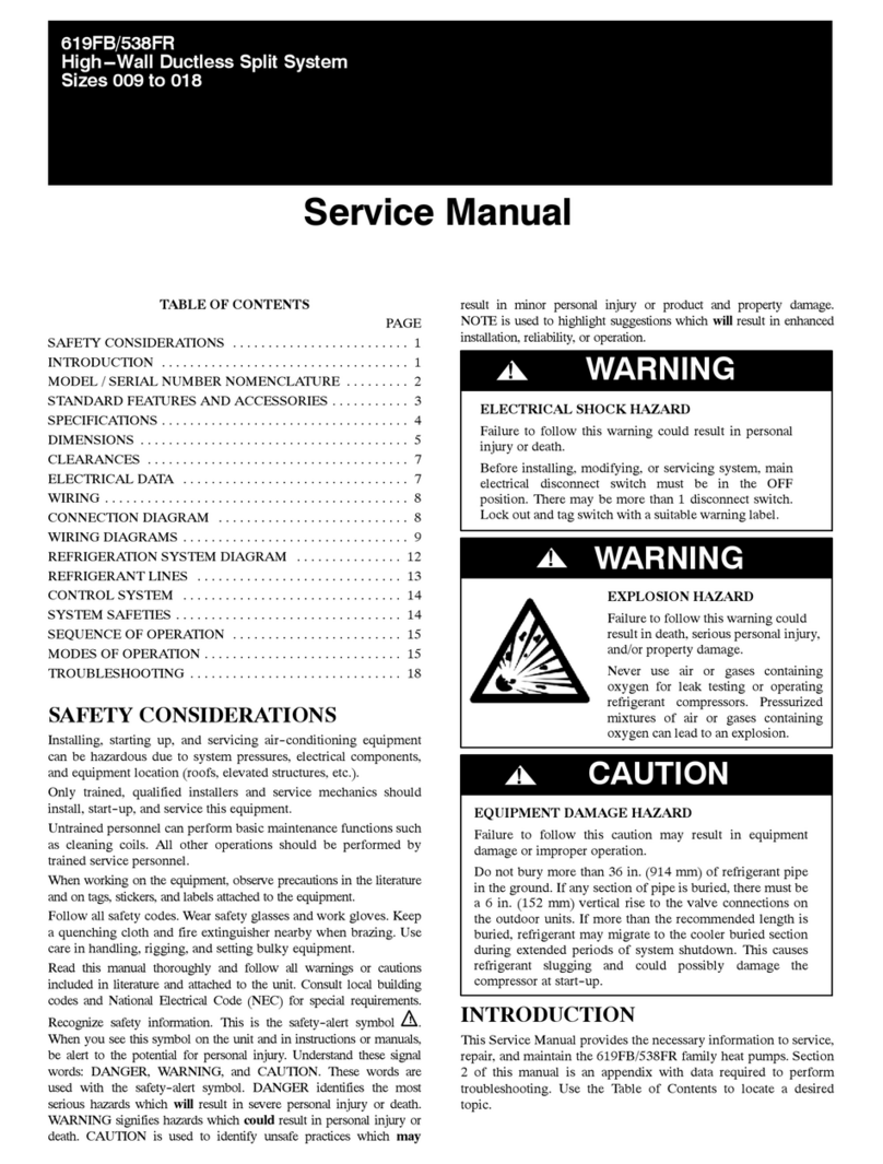 Carrier 619FB User manual Carrier 619FB User manual