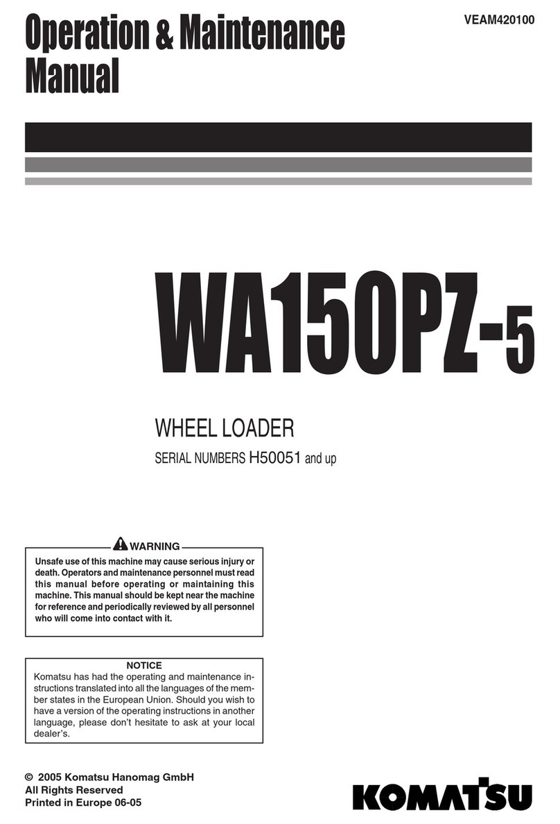 Komatsu WA150PZ-5 Manual