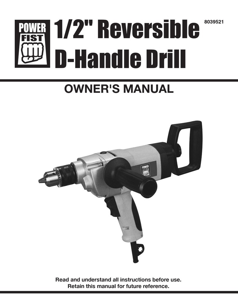 Power Fist 8039521 owner's manual Power Fist 8039521 owner's manual