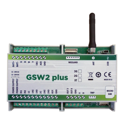 MARS COMMERCE GSW2 PLUS installation manual